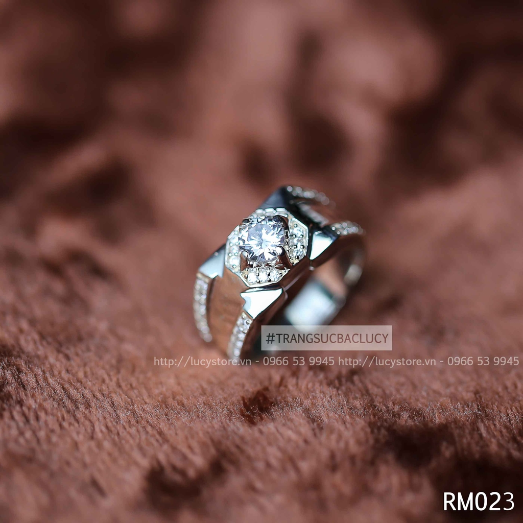 Nhẫn nam bạc Lucy - RM023