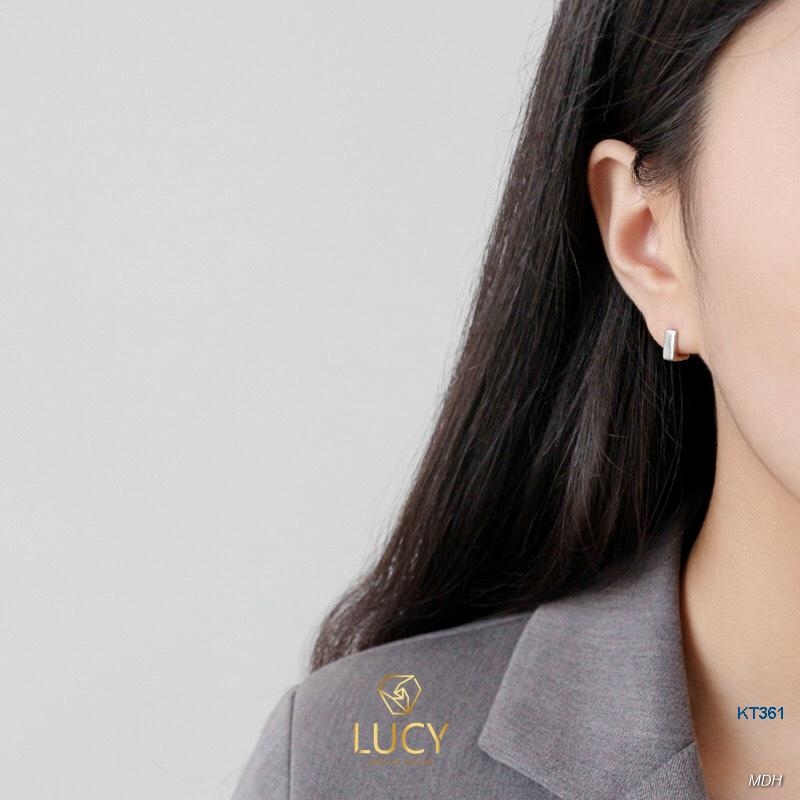 KT361 Khuyên tai bạc Ý 925 - LUCYJEWELRY