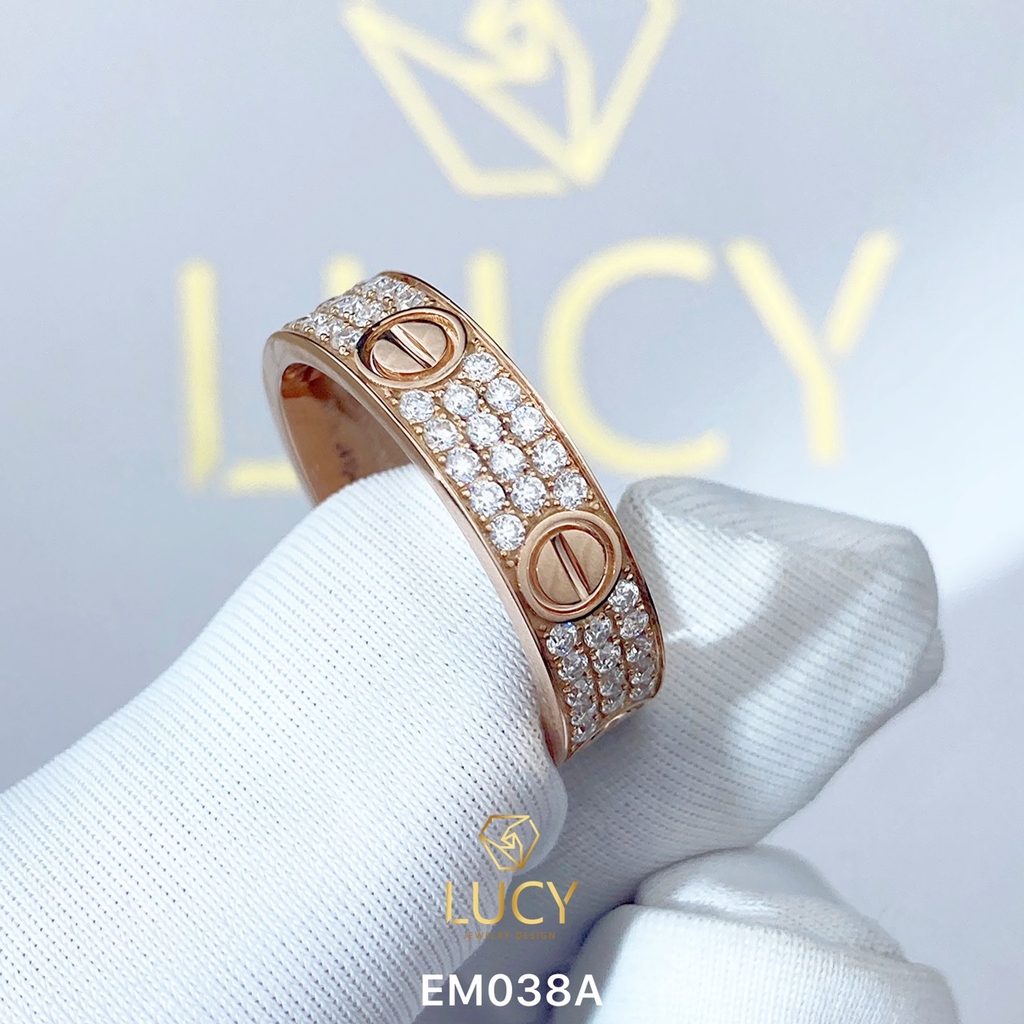 EM038A Nhẫn C.A.R.TI.ER full đá, nhẫn vàng, nhẫn thiết kế - Lucy Jewelry