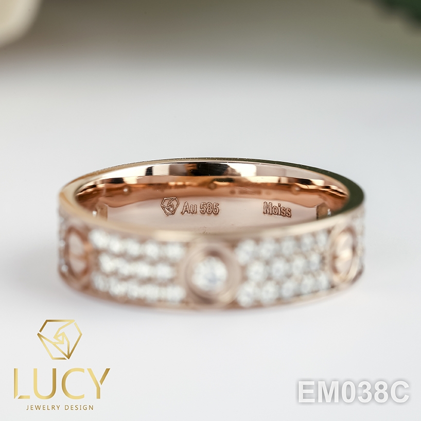 EM038C Nhẫn C.A.R.TI.ER full đá, nhẫn vàng, nhẫn thiết kế - Lucy Jewelry