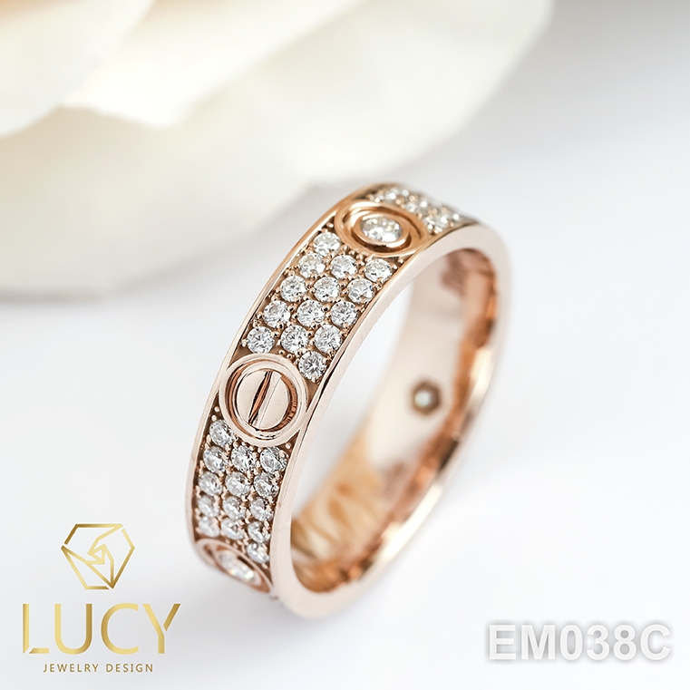 EM038C Nhẫn C.A.R.TI.ER full đá, nhẫn vàng, nhẫn thiết kế - Lucy Jewelry