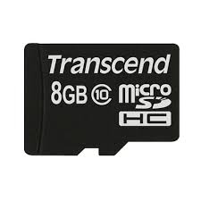 Thẻ nhớ Transcend MicroSDHC - 8GB class 10