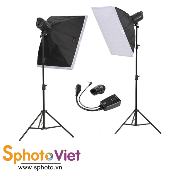 Bộ đèn Flash studio Jinbei D250 Kit 2