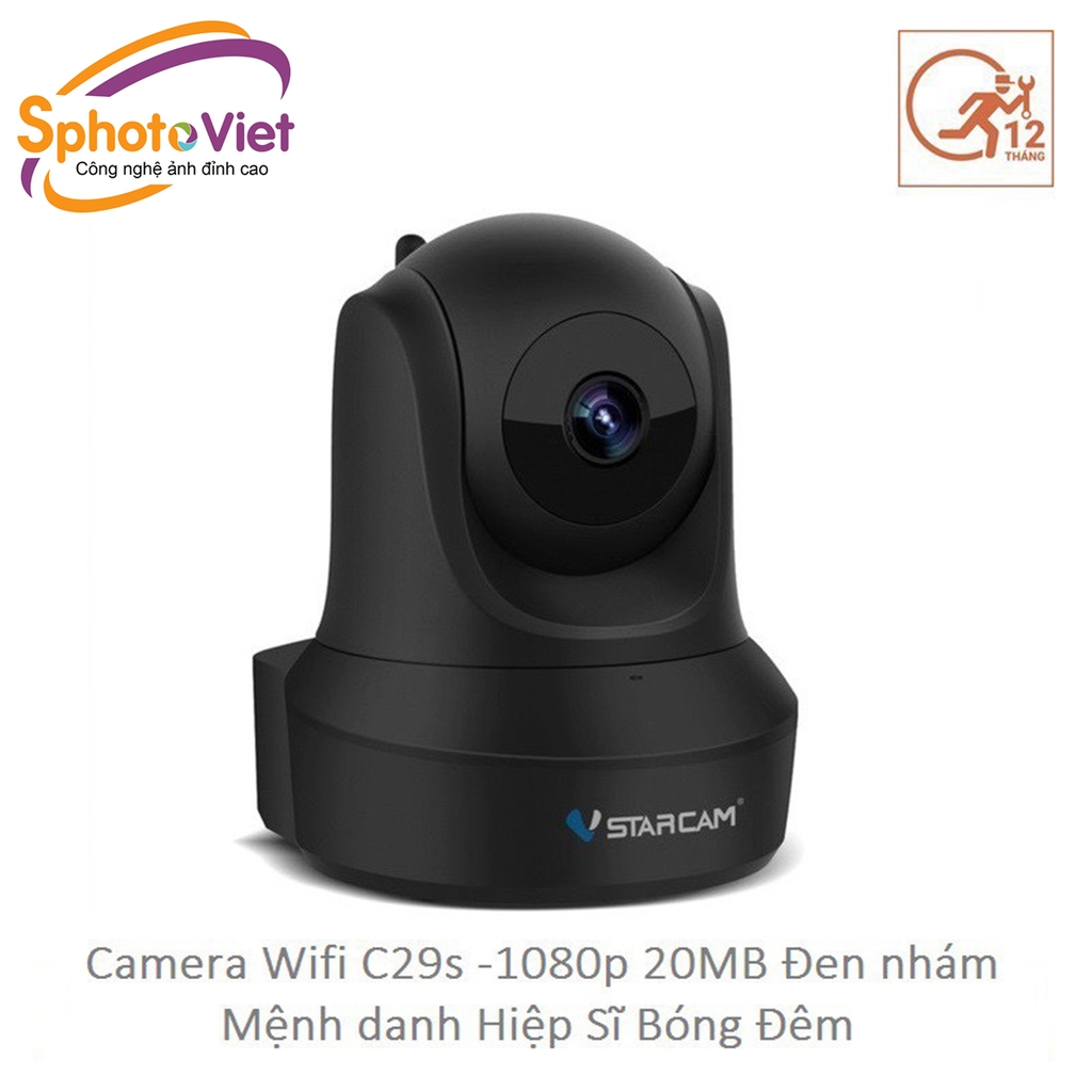 Camera Wifi IP Vstarcam C29s FHD 1080p Đen