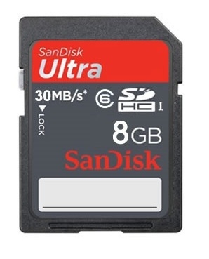 Thẻ nhớ Sandisk SDHC Ultra 8GB class 6