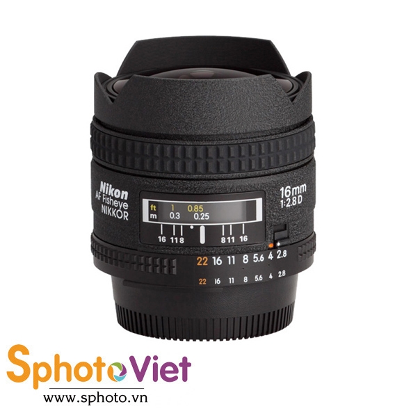 Ống kính Nikon AF Fisheye 16mm f/2.8D (Chính hãng)