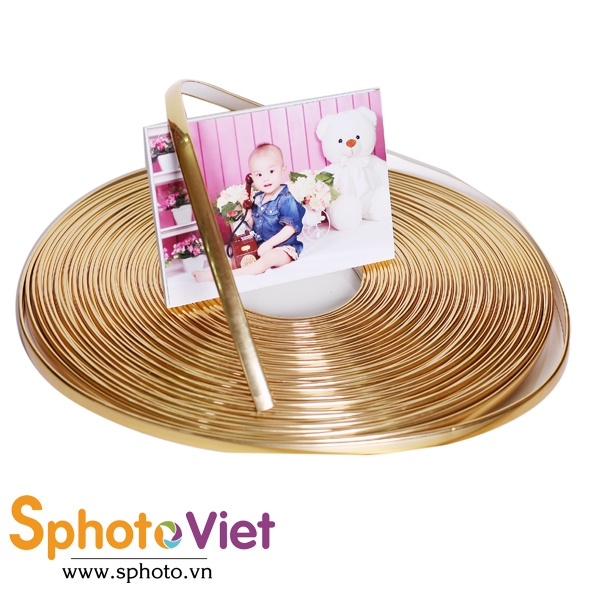 Nẹp MDF vàng gold 9mm