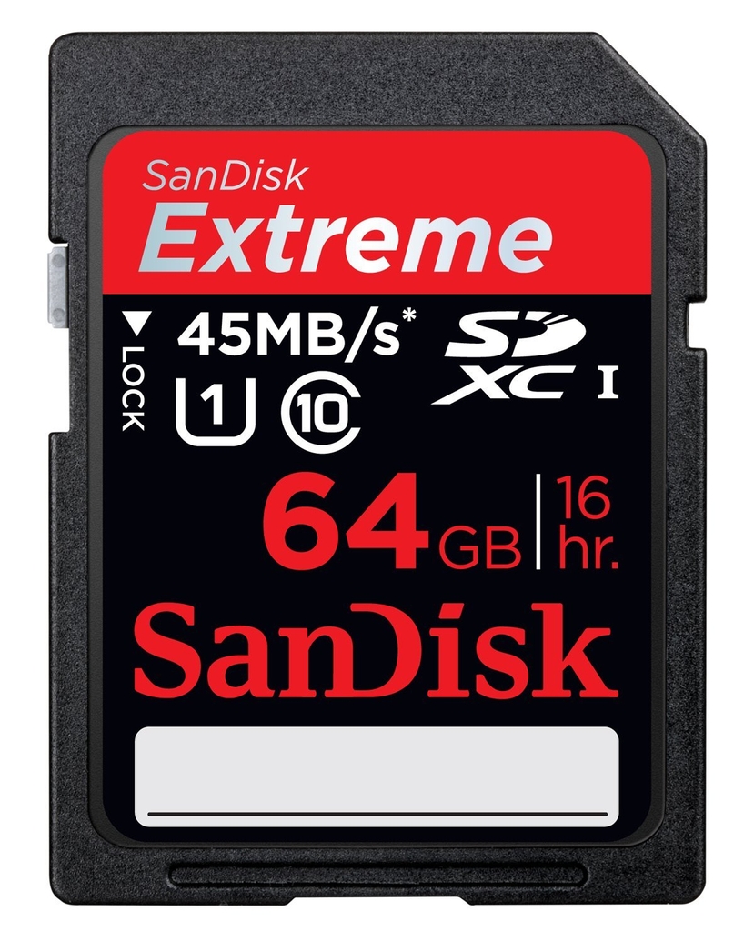 Thẻ nhớ Sandisk Extreme SDHC 64GB 45MB/s