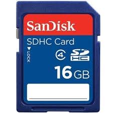 Thẻ nhớ Sandick SDHC 16GB class 4