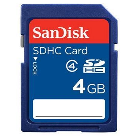 Thẻ nhớ Sandisk SDHC 4GB class 4