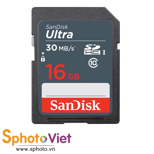 Thẻ nhớ SanDisk Ultra SDHC 16GB 30MB/s