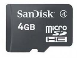 Thẻ nhớ Sandisk MicroSDHC - 4GB class 4