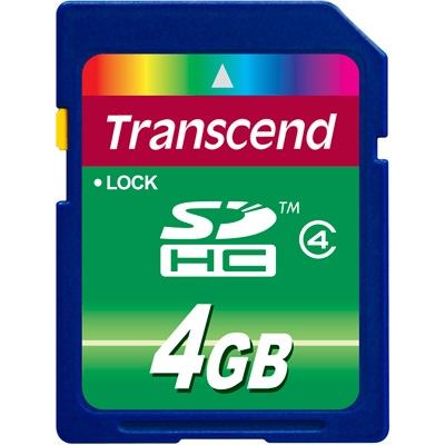 Thẻ nhớ Transcend SDHC 4GB class 4