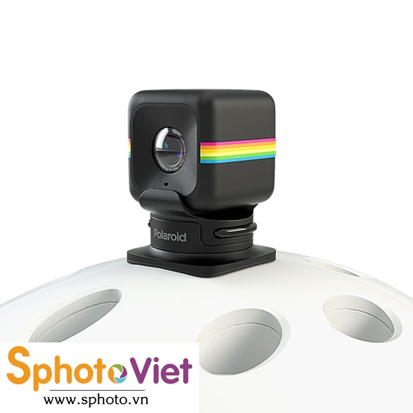 Giá đỡ máy quay Polaroid Cube - Halmet Mount (Đen)