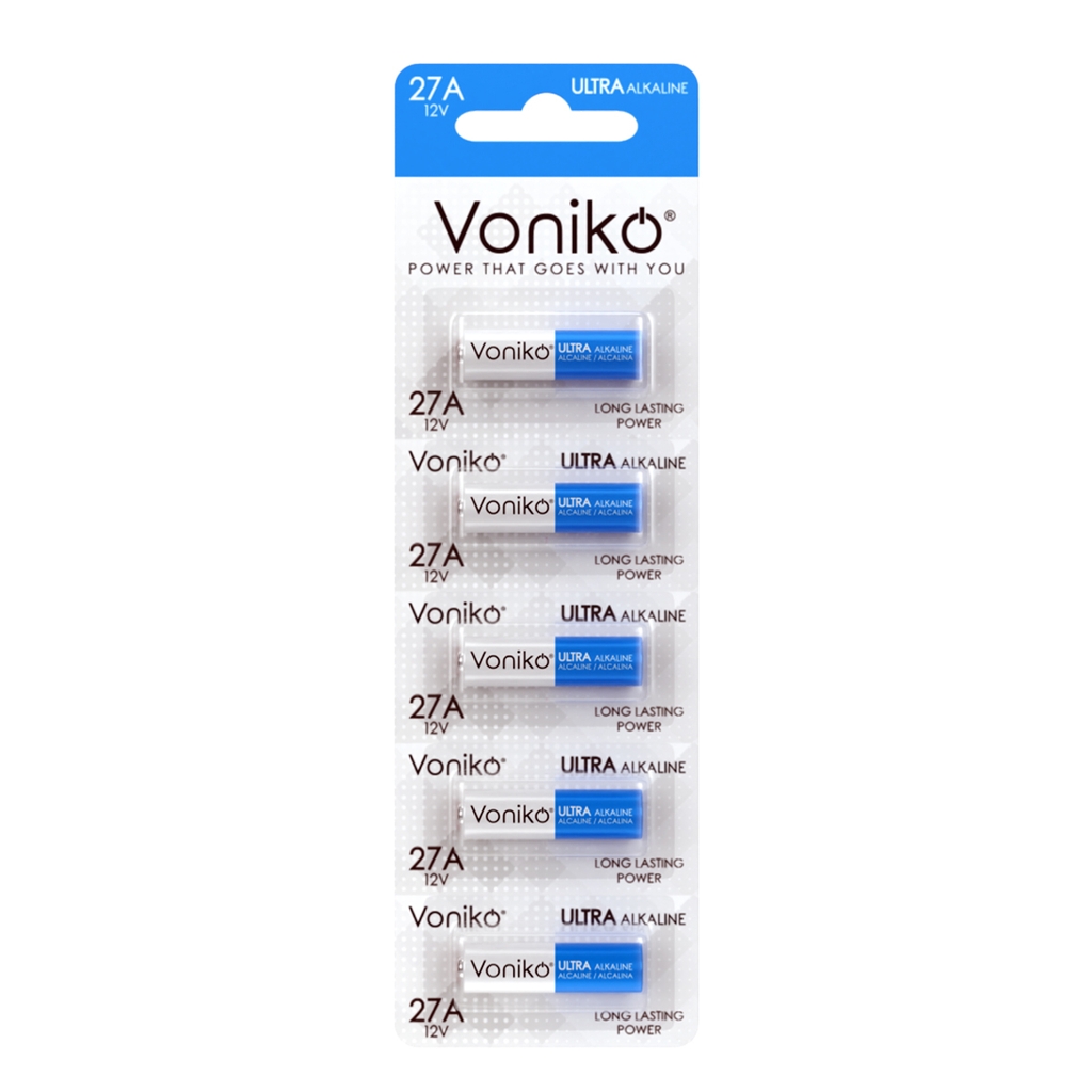 Pin VONIKO USA Alkaline 27A vỉ 5 viên