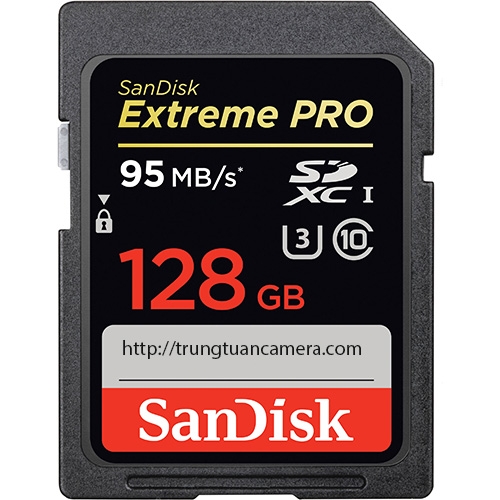 Thẻ nhớ SanDisk SDXC Extreme Pro 128GB tốc độ 633x- 95MB/s UHS-3 4K HD Video