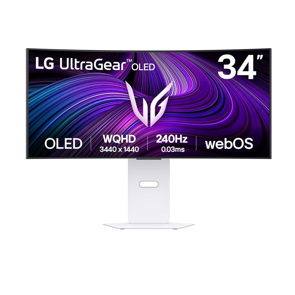 Màn Hình Thông Minh Gaming LG UltraGear 34GX90SA-W (34 inch - OLED - WQHD - 240Hz - 0.03ms - Cong - Speaker)