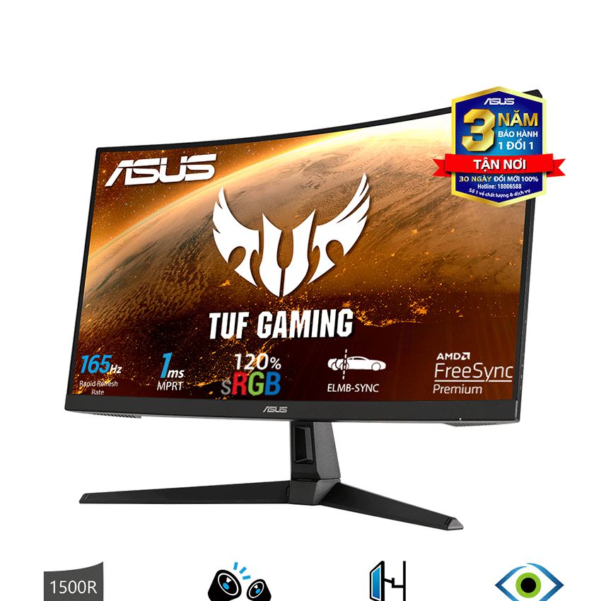 Màn hình Asus VG27VH1B (27inch/FHD/VA/144Hz/1ms/Loa)