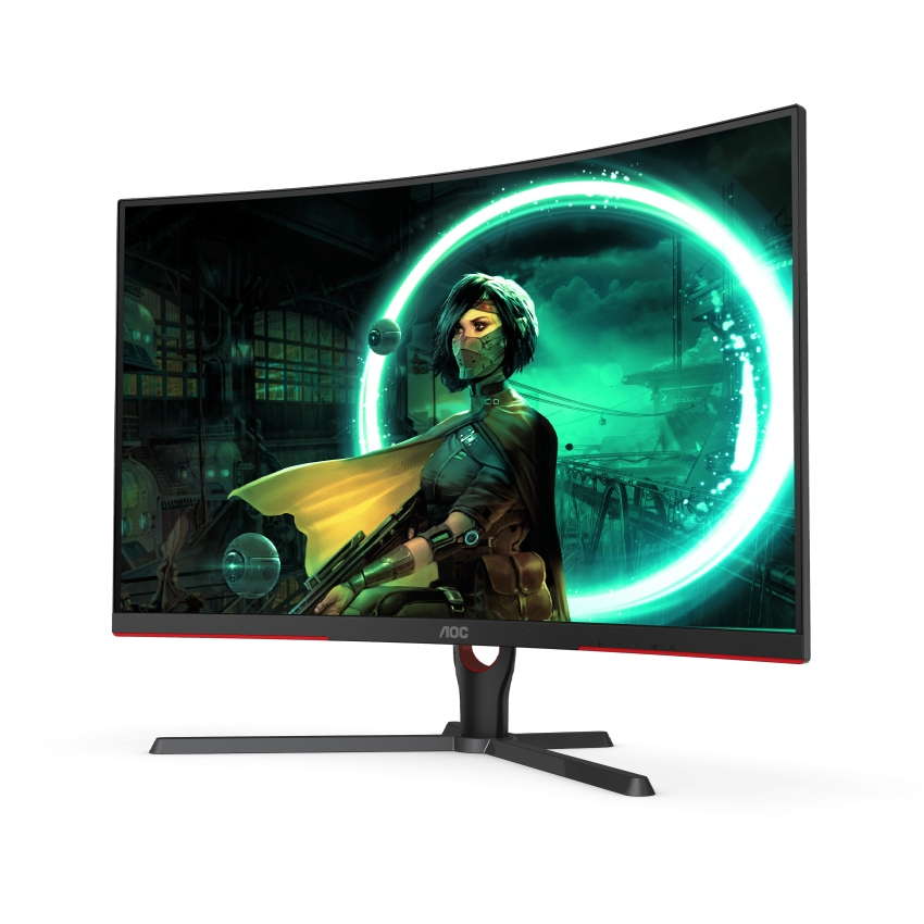 Màn hình AOC CQ32G3SE/74 (31.5 inch/QHD/VA/165Hz/1ms/250 nits/HDMI+DP+Audio/Freesync/Cong)