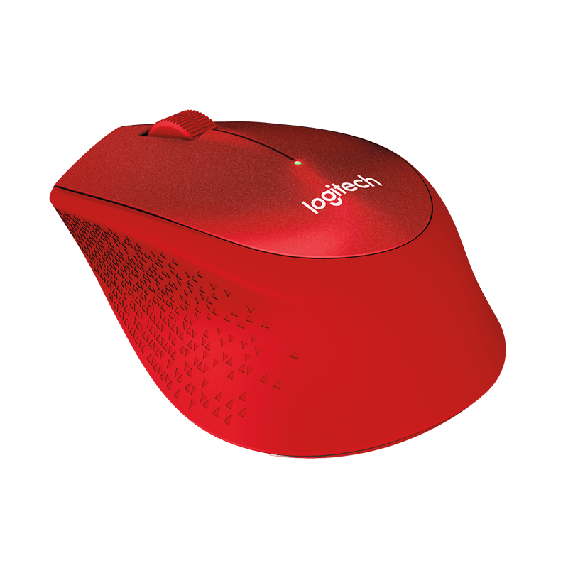 Chuột Không Dây Logitech M331 Silent  - Màu đỏ.