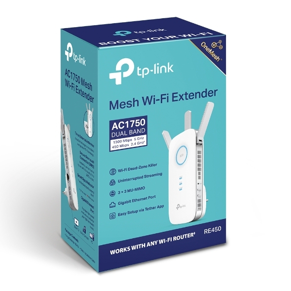 Bộ Mở Rộng Sóng Wi-Fi Mesh AC1750 TP-Link RE405