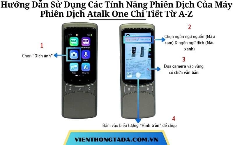 Hướng Dẫn Sử Dụng Các Tính Năng Phiên Dịch Của Máy Phiên Dịch Atalk One Chi Tiết Từ A-Z