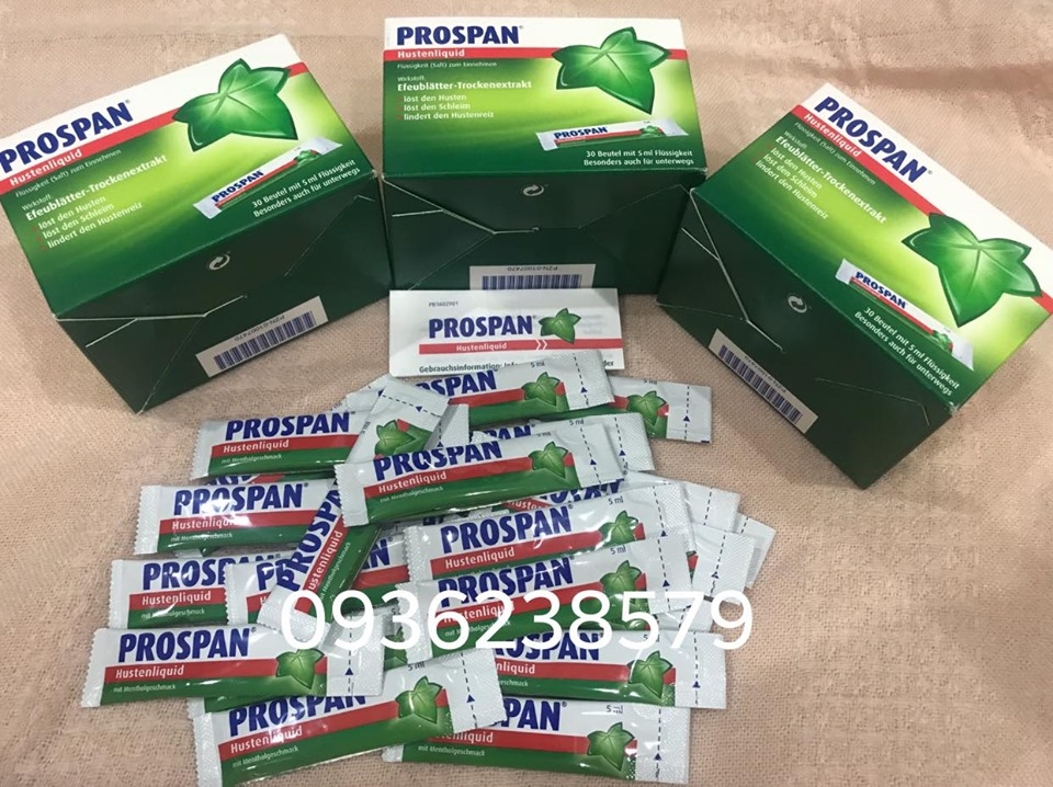 Siro Ho Prospan Đức Dạng Gói 5ml (Hộp 30 gói)