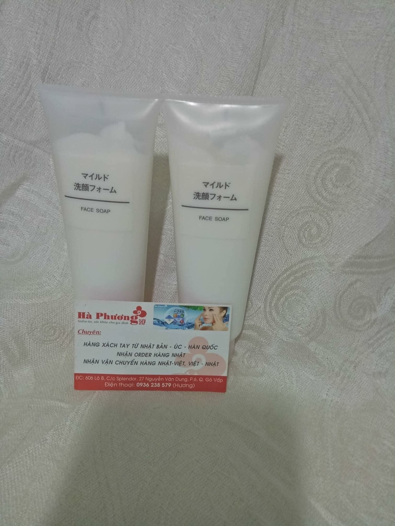 SỮA RỬA MẶT MUJI FACE SOAP NHẬT BẢN