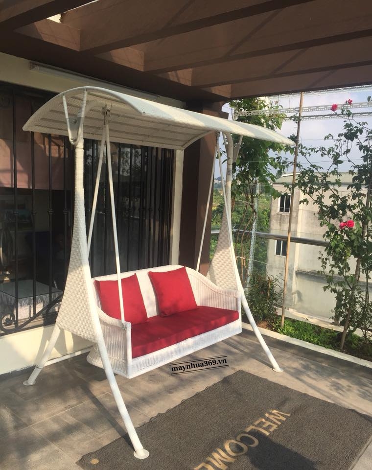 Xích đu đôi có mái che LT 612