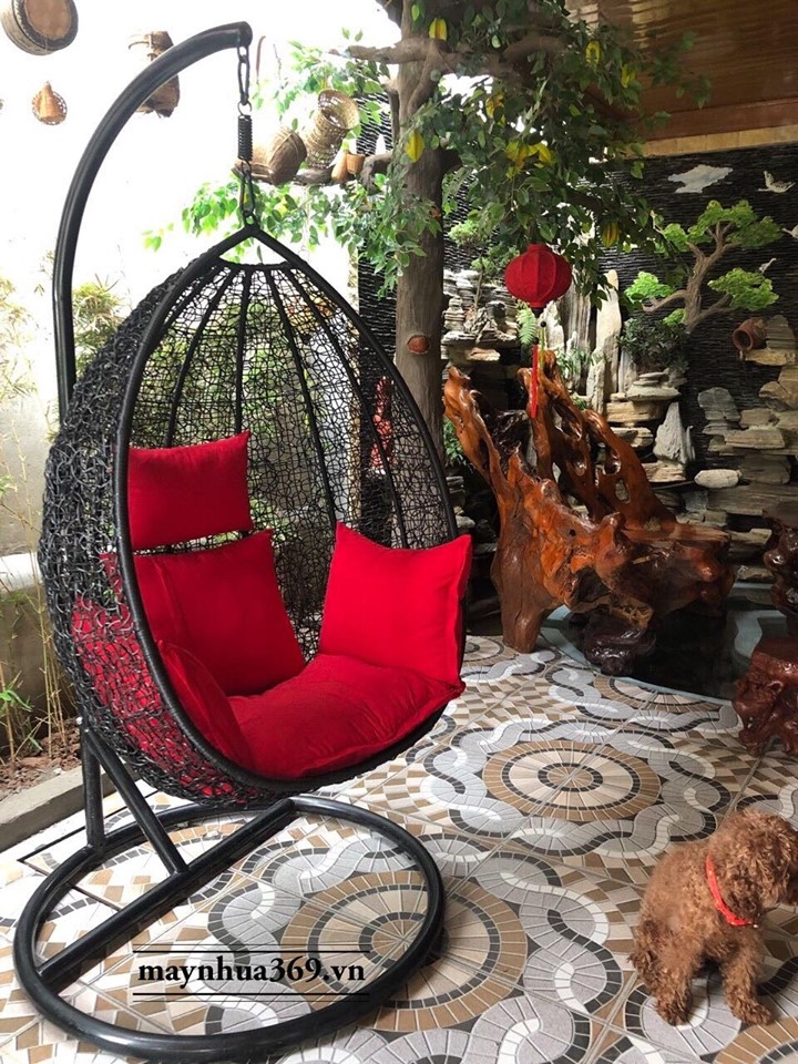 Xích đu mây nhựa LT 618D