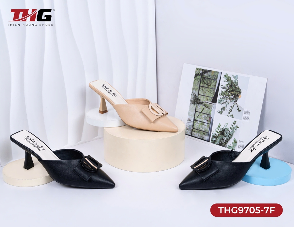 Dép lê cao gót THG9705