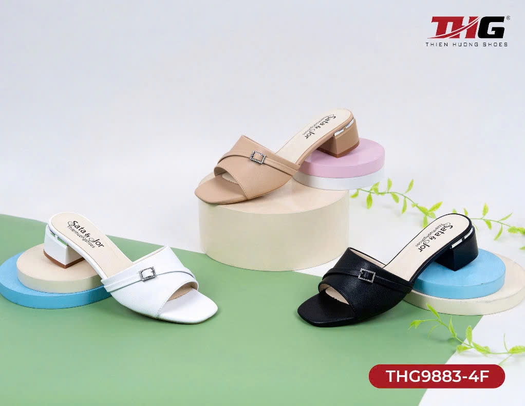 Dép lê cao gót THG9883