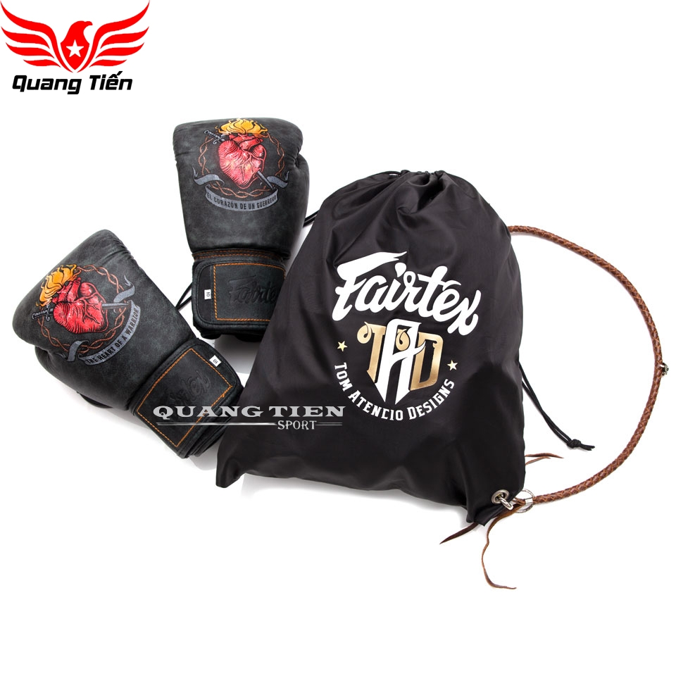 Găng tay boxing BGV Fairtex X Tom Atencio Trái tim của chiến binh