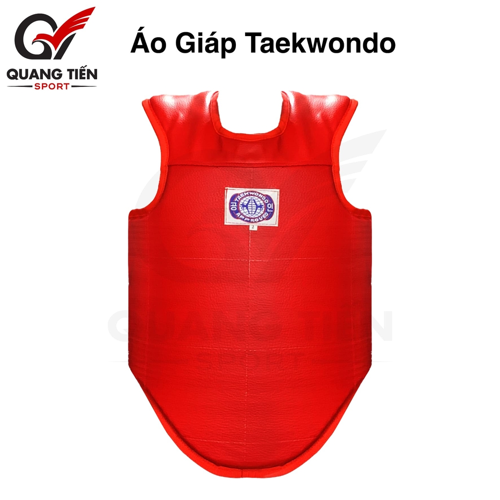 Áo giáp ngực teakwondo cao cấp dày dặn thi đấu