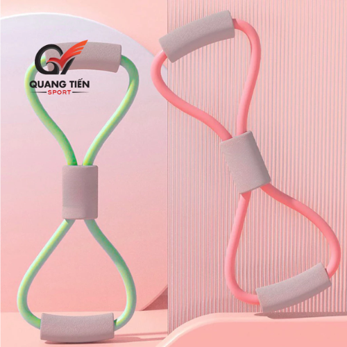 Dây Tập Kháng Lực Số 8 KB-110 Tập Gym Đa Năng, Dây Kháng Lực Tập Yoga Chất Liệu Silicone Bền Bỉ