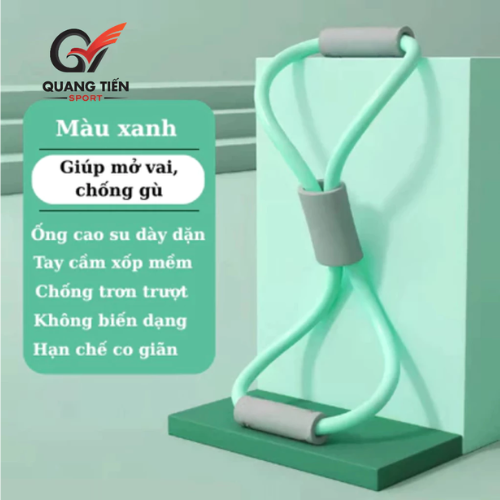 Dây Tập Kháng Lực Số 8 KB-110 Tập Gym Đa Năng, Dây Kháng Lực Tập Yoga Chất Liệu Silicone Bền Bỉ
