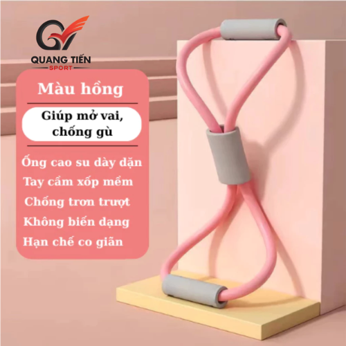 Dây Tập Kháng Lực Số 8 KB-110 Tập Gym Đa Năng, Dây Kháng Lực Tập Yoga Chất Liệu Silicone Bền Bỉ