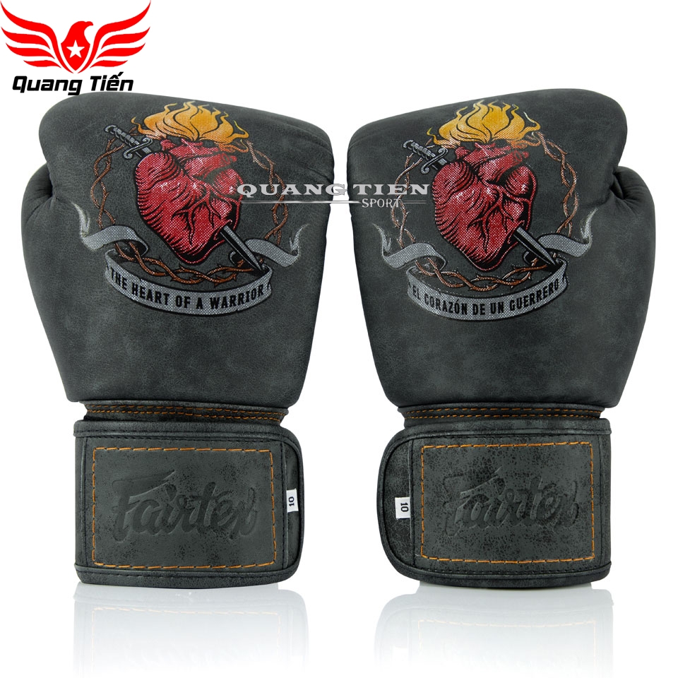 Găng tay boxing BGV Fairtex X Tom Atencio Trái tim của chiến binh