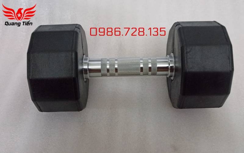 Tạ tay bọc cao su Iron Grip 30 kg (giá 1 quả)
