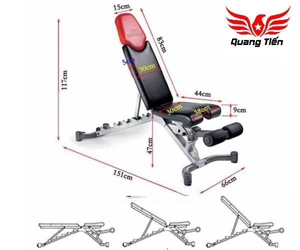 Ghế tập tạ Bowflex