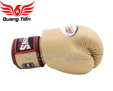 Găng Tay Boxing Twins  – LATTE (  màu trà sữa )