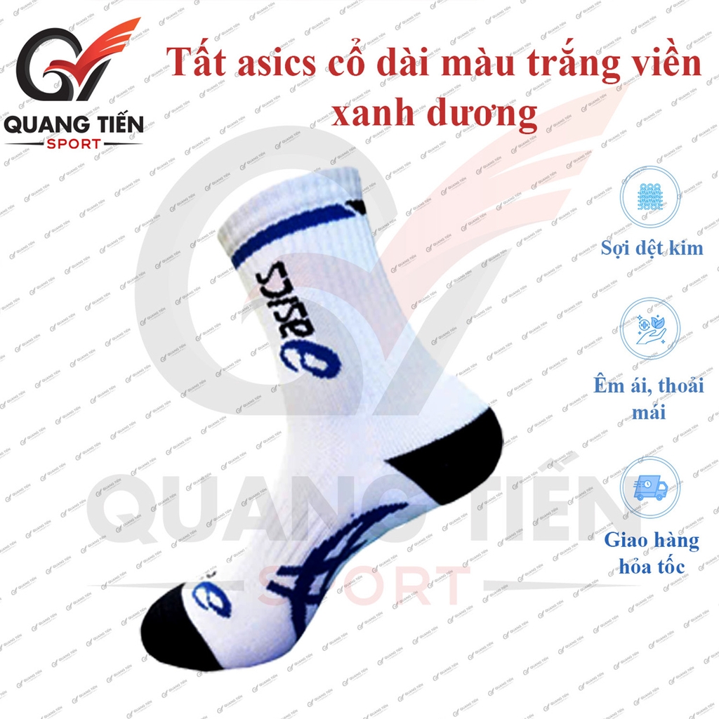 Tất thể thao cao cấp Asics cổ dài