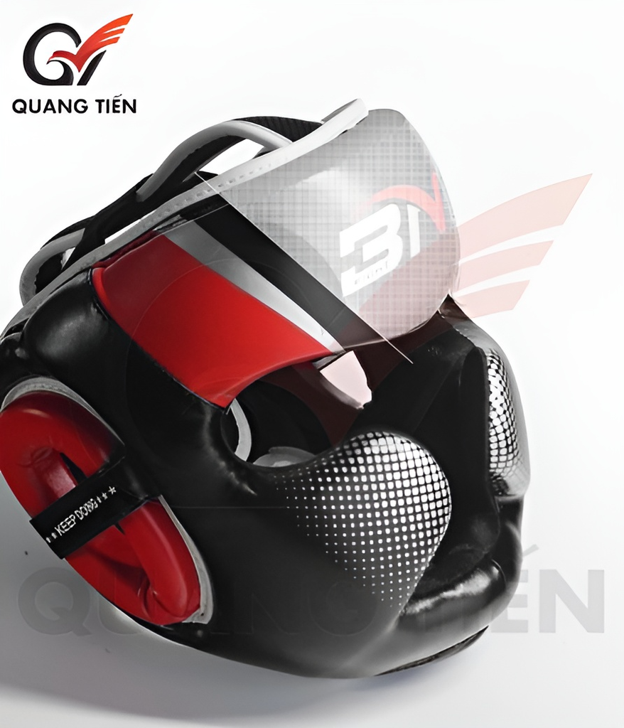 Mũ Boxing BN cao cấp chính hãng - Màu đỏ