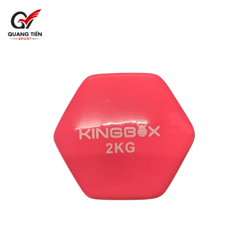 Tạ Tập Gym Tại Nhà KingBox,Tạ Tay Chất Liệu Gang Bọc Cao Su Chống Xước Vỡ Sàn Cân Nặng 2kg (giá 1 quả)