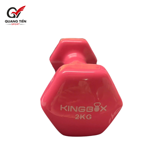 Tạ Tập Gym Tại Nhà KingBox,Tạ Tay Chất Liệu Gang Bọc Cao Su Chống Xước Vỡ Sàn Cân Nặng 2kg (giá 1 quả)