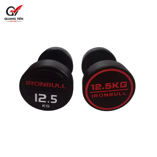 Tạ tay thép bọc cao su IronBull IR04 nhập khẩu 12.5kg ( giá 1 quả )