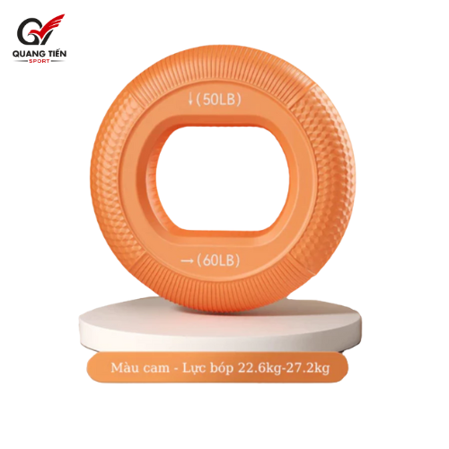 Vòng silicon tập cơ tay công thái học, cầm nắm luyện tập sức mạnh ngón tay phục hồi chức năng