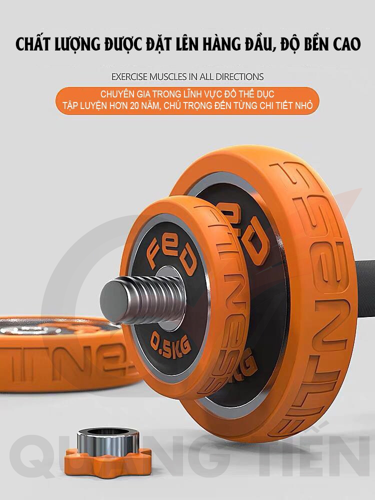 Bộ Tạ Tay Điều Chỉnh 4 IN 1 FED Tạ Gang-Loại 20-30KG.