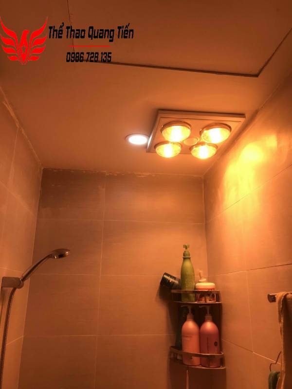 Đèn sưởi nhà tắm Heizen 4 bóng HE-4BR - Chính Hãng