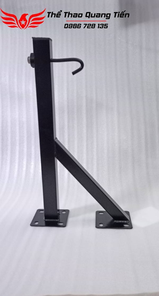 Giá treo bao cát 8 lỗ sắt siêu chắc kèm vòng bi sơn tĩnh điện QT210